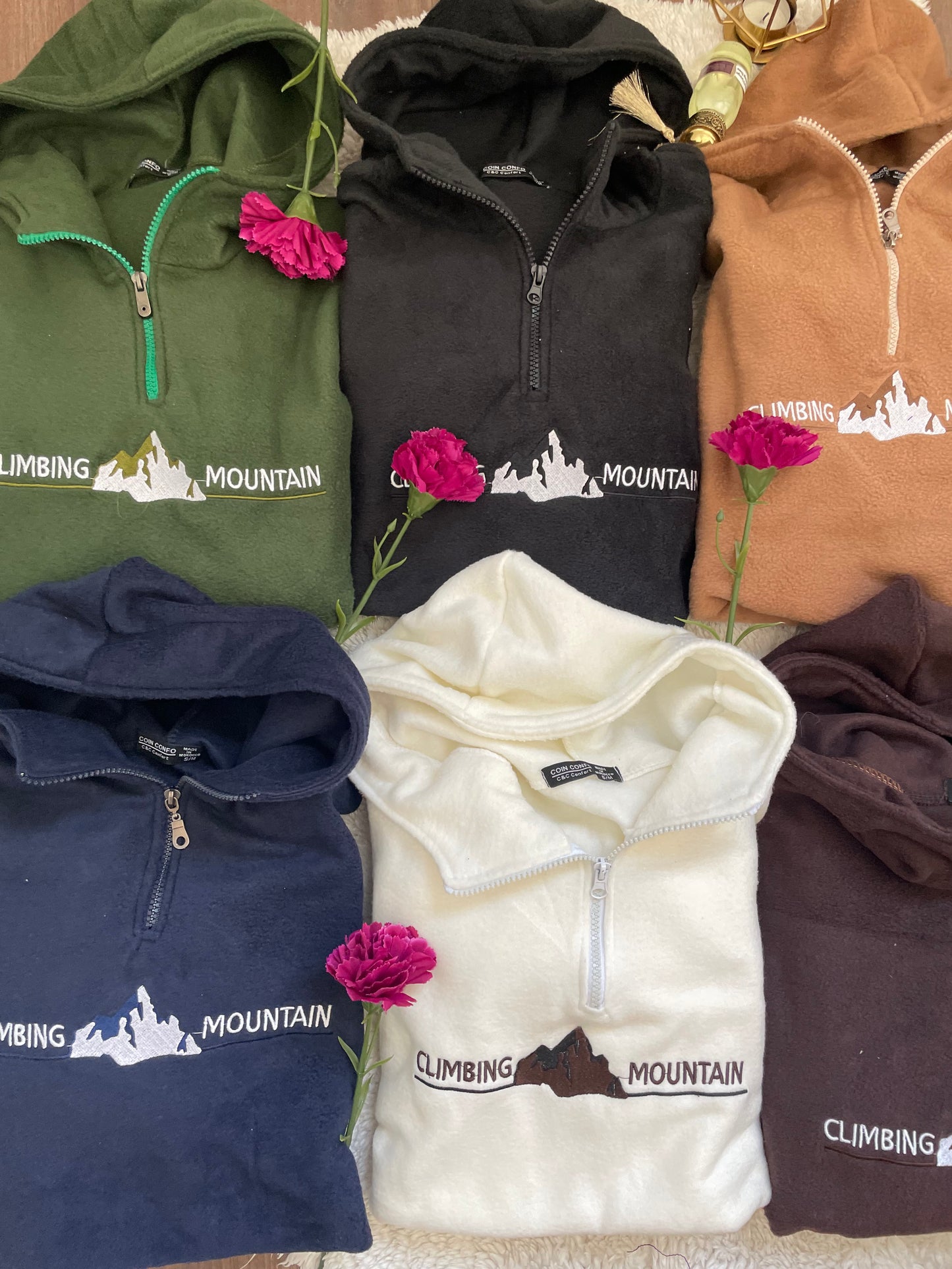 capuche polaire de bloc