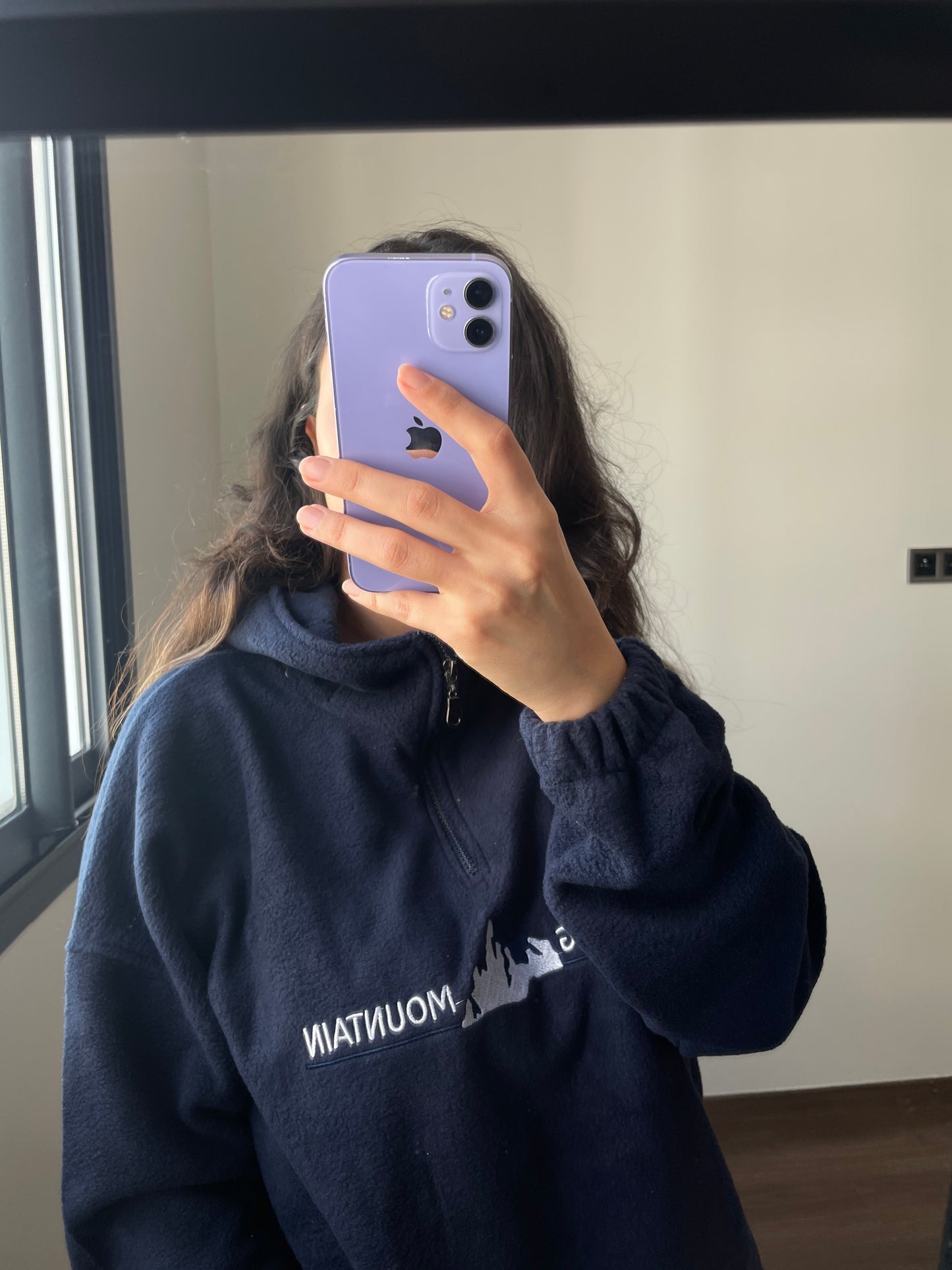 capuche polaire de bloc