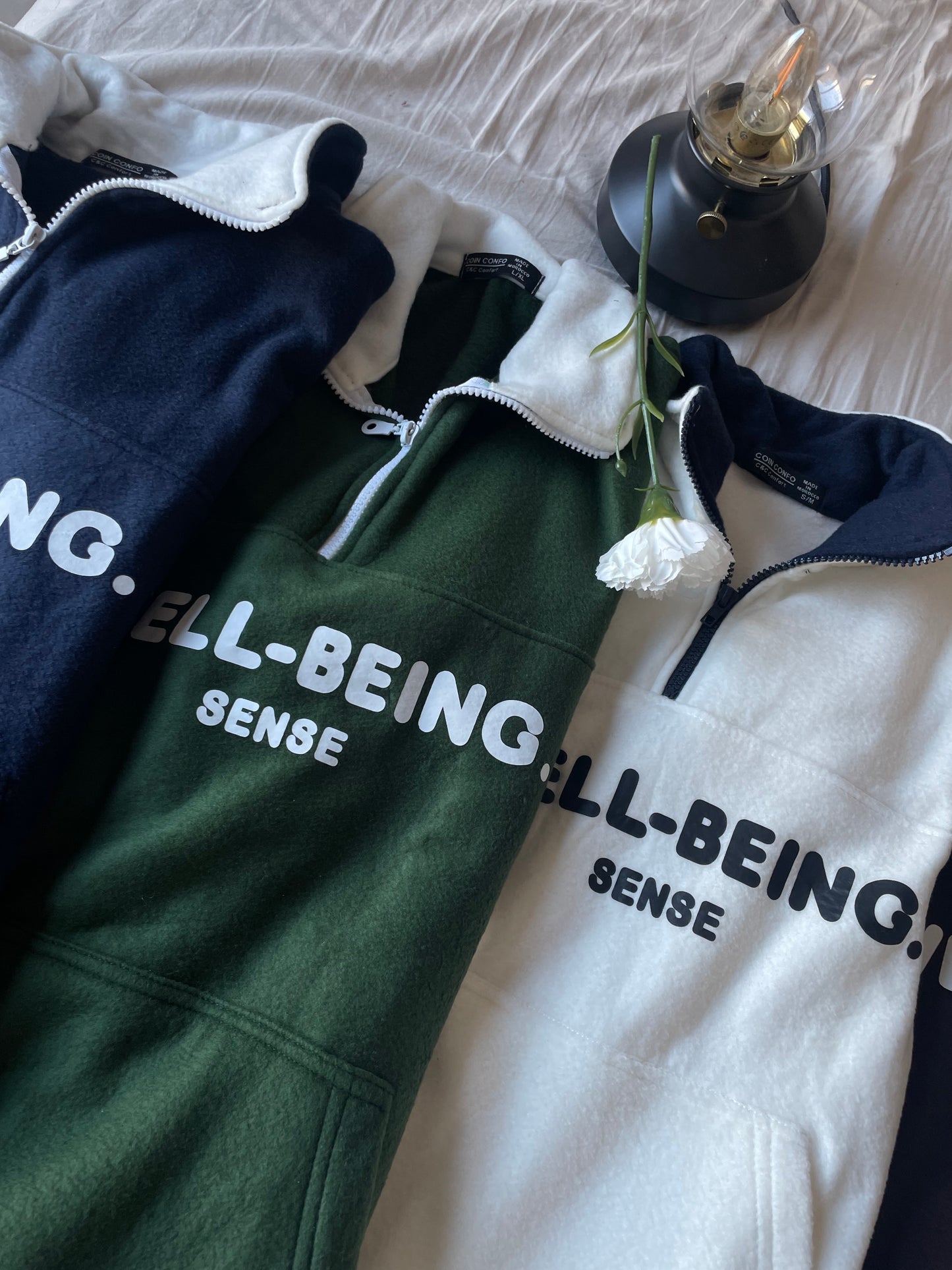 sweat polaire de bloc