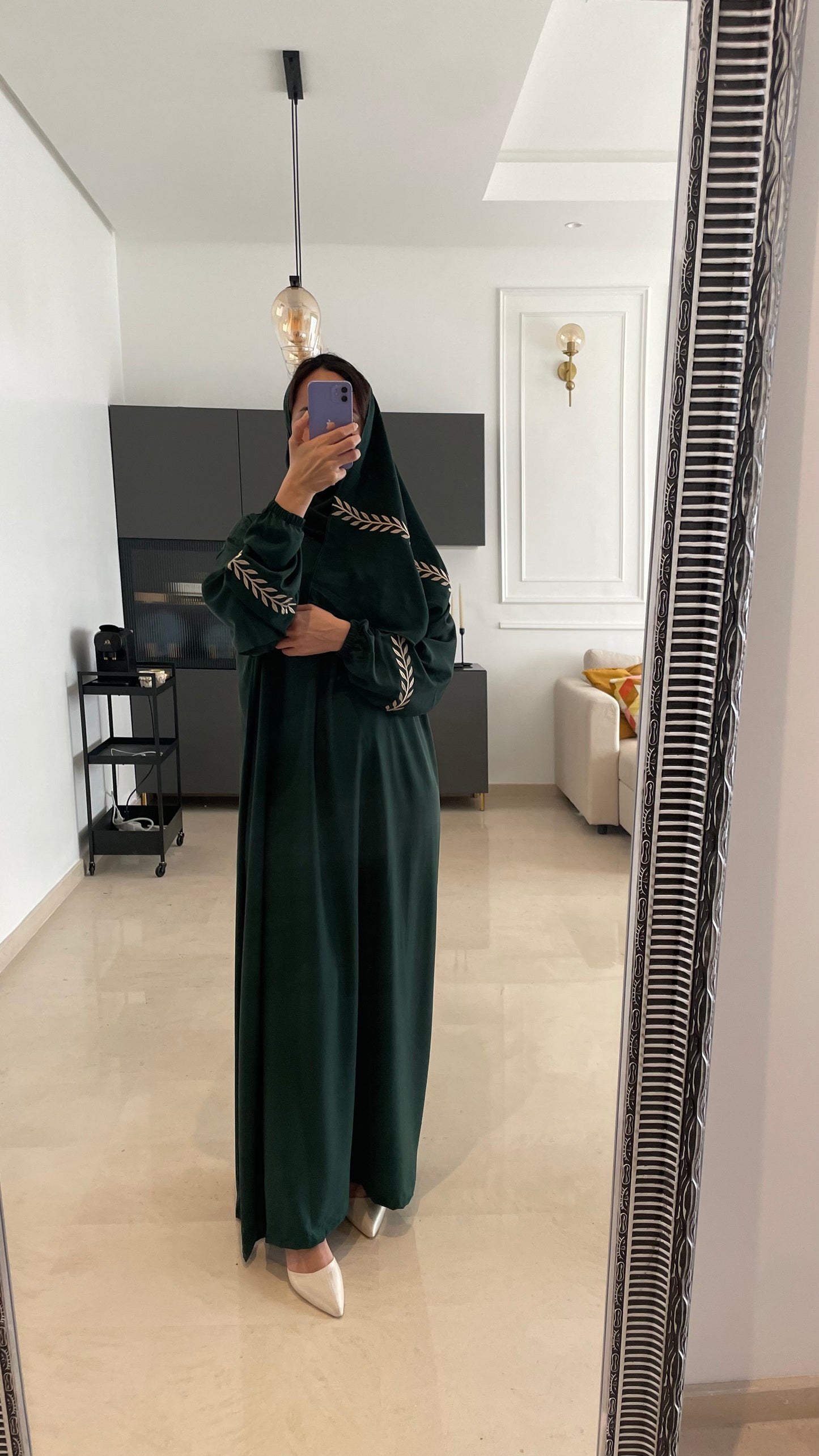 Abaya brodée