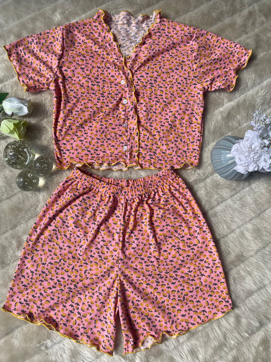 Ensemble fleurie en cotton