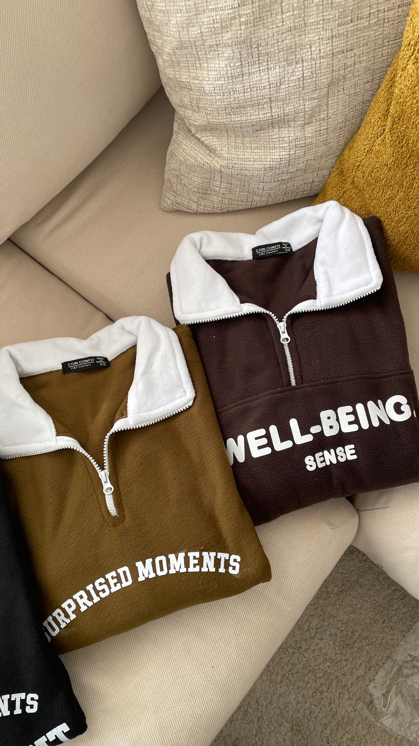 sweat polaire de bloc