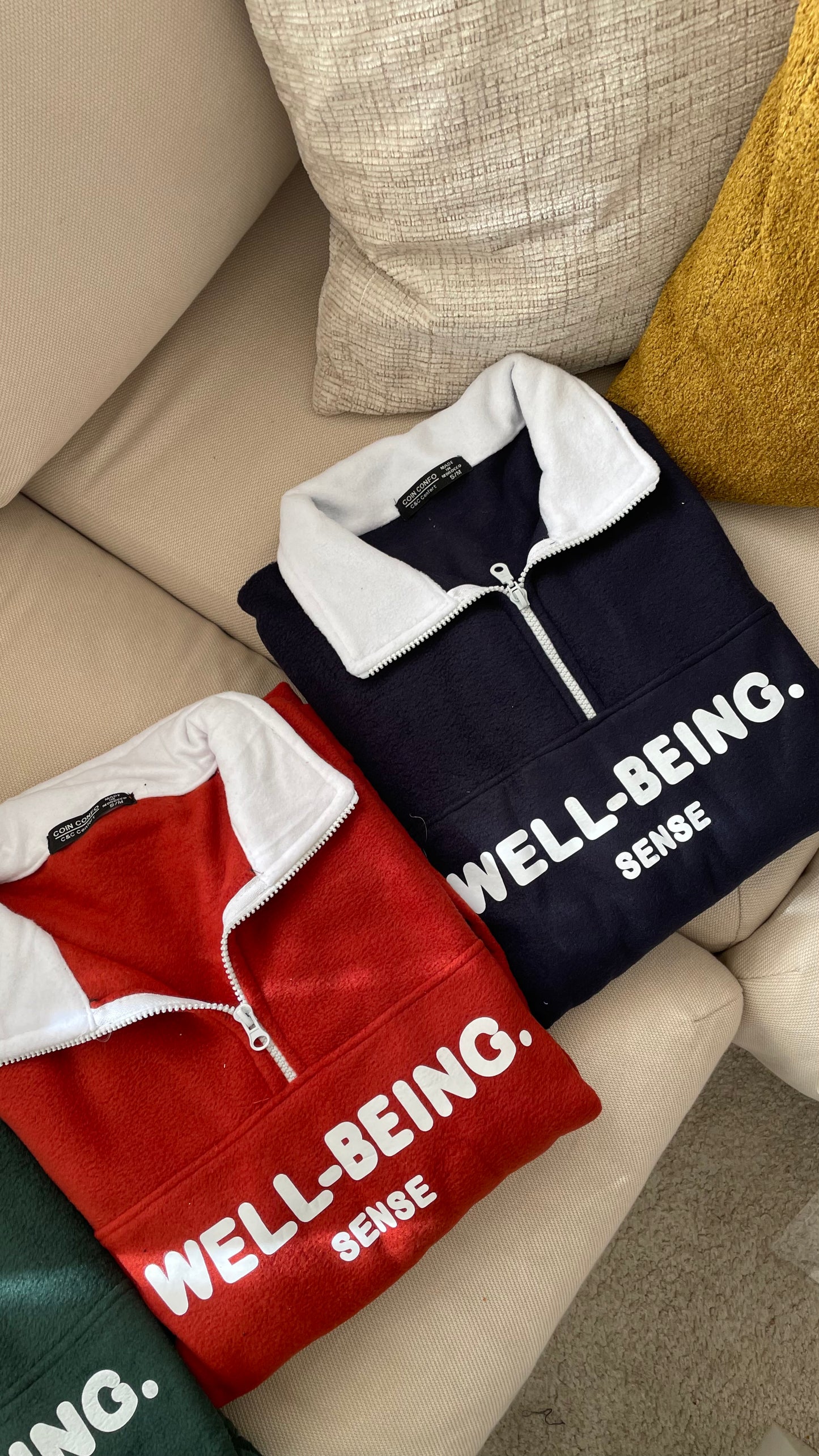 sweat polaire de bloc