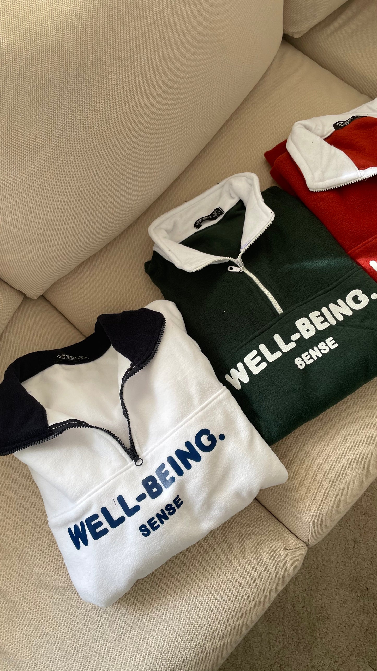 sweat polaire de bloc