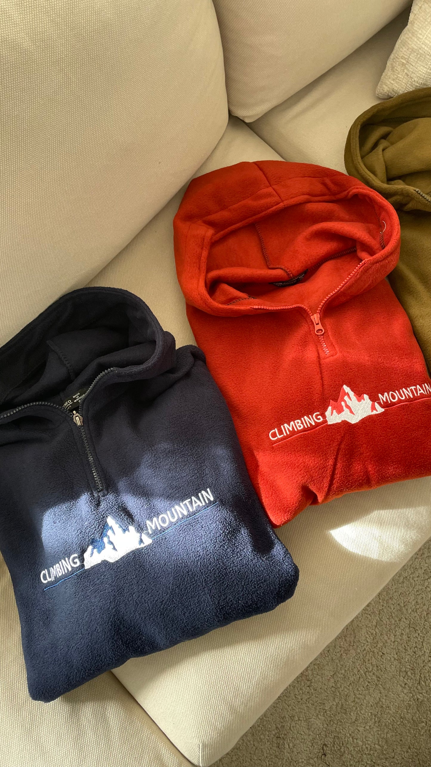 capuche polaire de bloc