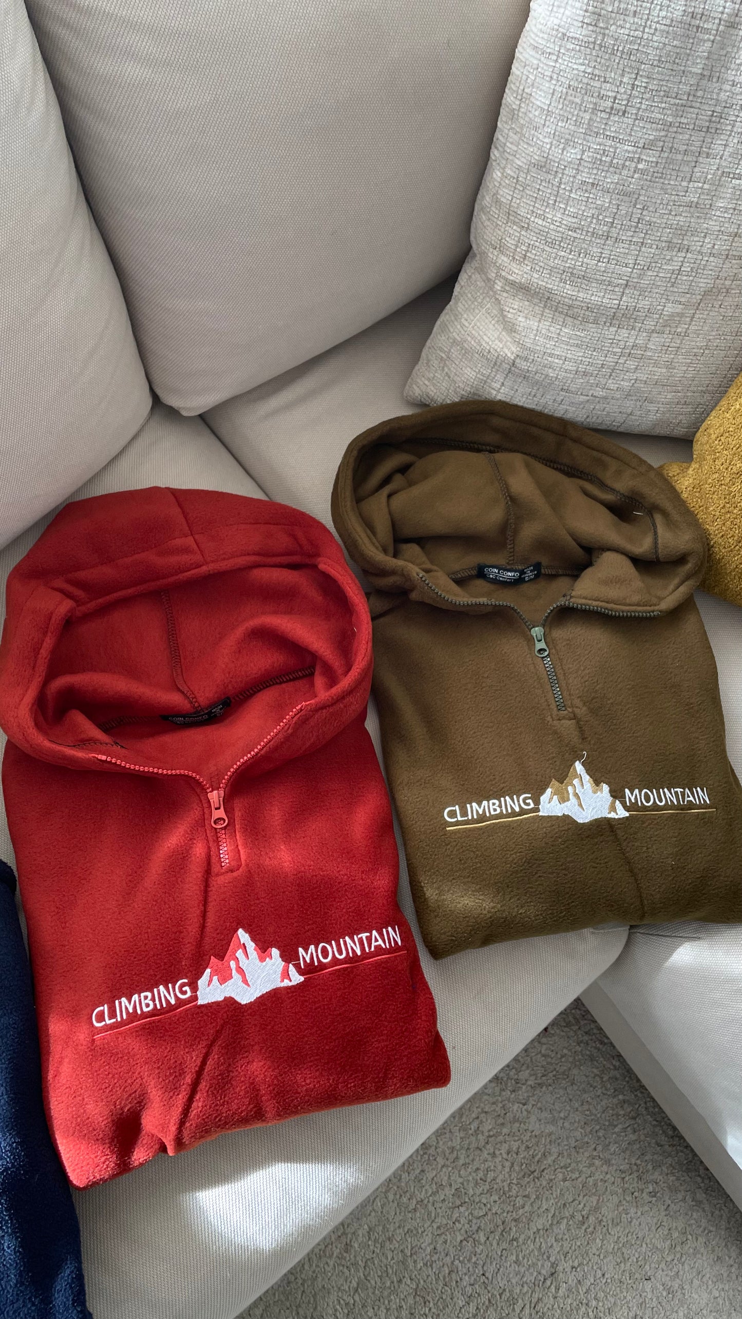 capuche polaire de bloc