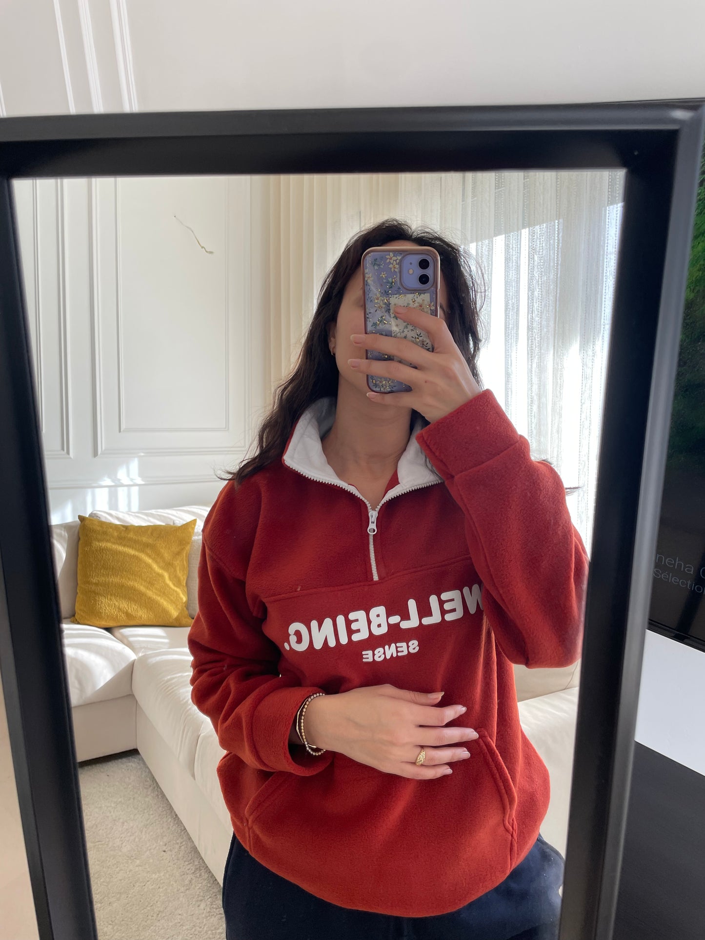 sweat polaire de bloc